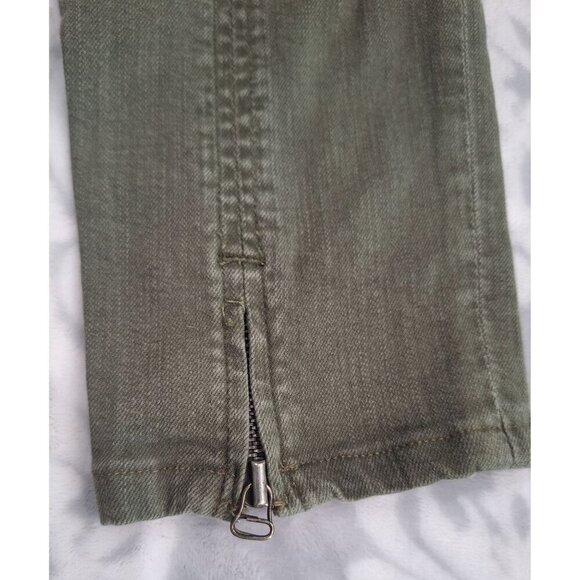 EUC AG Adriano Goldschmied The Moto Legging in Olive Green/Size 28 - Picture 5 of 7